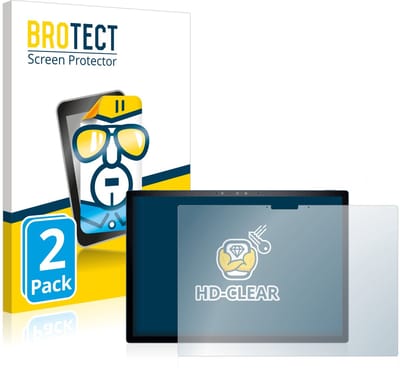 BROTECT - Screenprotector voor Dell XPS 13 9315 2-in-1 - Folie Beschermfolie transparant 2 Stuks