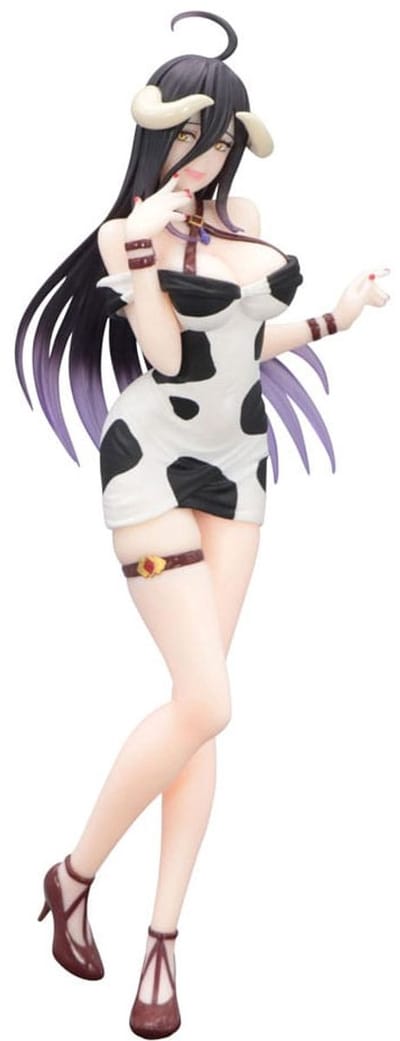 Furyu Overlord Trio-Try-iT PVC Statue Albedo Mini Dress Cow Pattern Ver. 21 cm Beeld