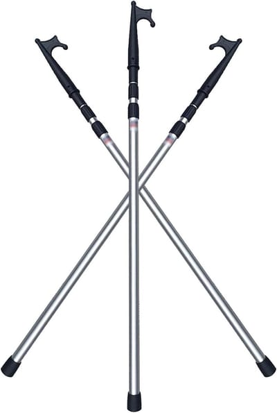 Stevige duwstok - Verlengstok boot - Aanmeren boot - Telescopisch instelbaar - Tot 32 meter - Zilver