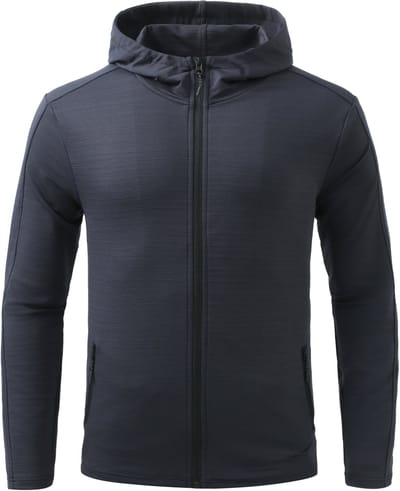 YOUTHUP Heren Capuchon Fleece Sportjas - Winddicht - S