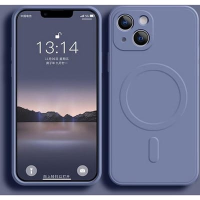 Schokbestendig hoesje van vloeibaar siliconen voor iPhone 16 15 14 13 12 11 Pro Max Plus telefoon magnetische draadloze oplader voor Magsafe hoes For iPhone 13