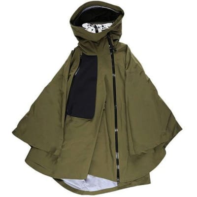 Nike ACG Serie Twee-in-één Vest Jas met Capuchon Dames Jassen Olijfgroen AR4542-395 M black