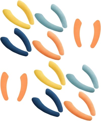 Toiletzittinghoezen - Zachte kussens - Warmte en comfort - Zelfklevend - 10 paar - Gemengde kleuren
