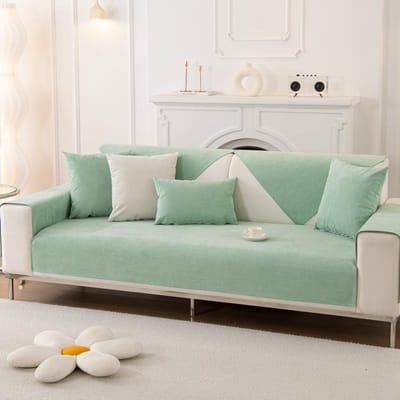 Waterdicht en krasbestendig bankkussen, universeel antislip en anti-verplaatsbaar kussen voor alle seizoenen, eenvoudige moderne anti-aanbak bankhoes. 70*70cm