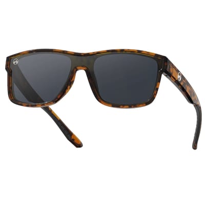 MowMow Vivid Zonnebril - Gepolariseerd - Heren - Dames - Bruin tortoise frame