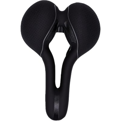 Coussin de selle de vélo avec feu arrière Souple Respirant Mousse à mémoire de forme à haute résilience Coussin de selle de vélo pour le cyclisme nocturne
