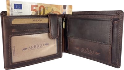 Portemonnee Heren - Bruin - RFID - Anti Skim - Billfold - Portefeuille Heren Autopapieren - Portemonnee