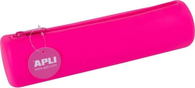 Apli Etui siliconen fluor roze - 21,5 cm