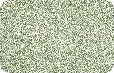 WC mat 80x50 cm - Antislip - Botanisch - Takken - Groen - Toiletmat - Vloermat - Douchemat - Toilet tapijt - Toiletmatten