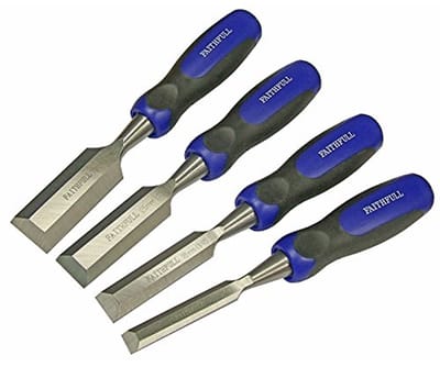 Bevel Edge Butt Chisel Set – 4 Stuks voor Precisiewerk