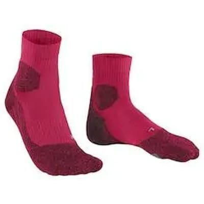 FALKE RU Trail Grip anti-blaar functioneel materiaal hardloopsokken dames rood - maat 37-38