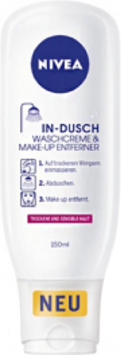 Nivea - Make-up Remover Onder de Douche - Voor droge en gevoelige huid - 6 x 150 ml - Voordeelverpakking