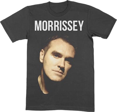 Morrissey - Face Photo Heren T-shirt - S - Zwart