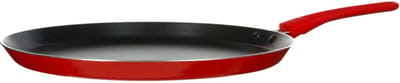 Secret de Gourmet - Pannenkoekenpan - Alle kookplaten/warmtebronnen geschikt - rood/zwart - Dia 28 cm
