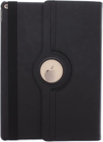 Jumada's - 360° Draaibare Bookcase - geschikt voor iPad Pro 12.9 (2018) tablethoes - Zwart