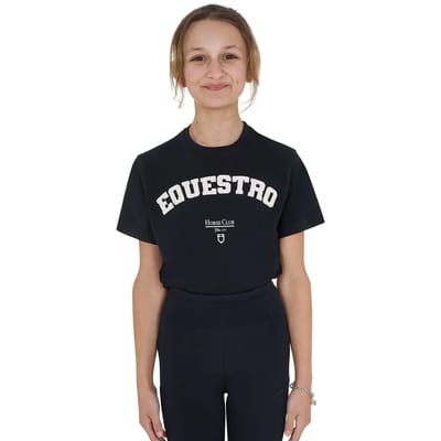 Katoenen meisjes-T-shirt Equestro Horse Club
