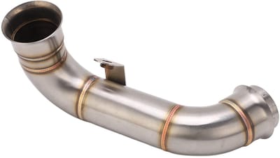 Dailygoods- Uitlaatpijp Roestvrij Staal - Middenuitlaat Motorfiets - Vervanging Adventure 790/890 - Geschikt voor 890R 2020-2022 - Hoge Temperatuur Bestendig - Slijtvast en Verouderingsbestendig - Motorfietsuitlaat