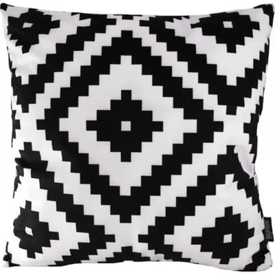 Gek op kussens! Sierkussen soft graphic black | 45 x 45 cm | katoen/polyester
