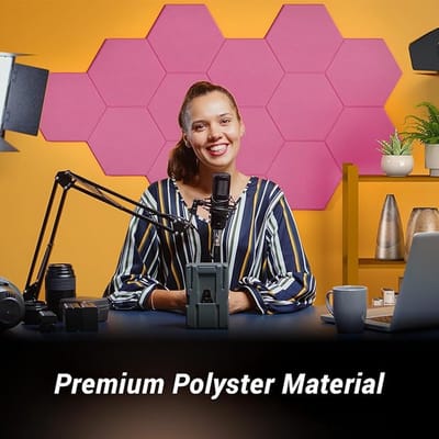 Geluiddempende bekleding - Isolatieplaten - akoestisch schuim, ideaal voor geluidsstudio, tv-kamer, kinderkamer, kantoor en podcast 18 Pack
