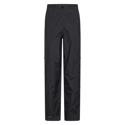 Mountain Warehouse Heren Downpour Waterdichte Broek (Zwart)