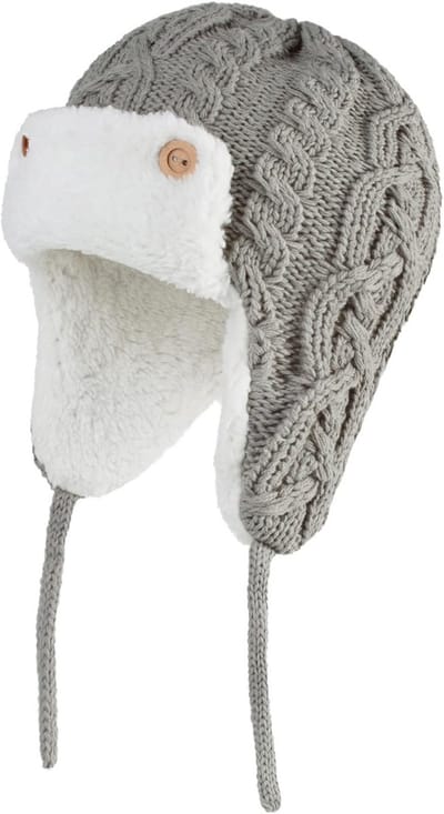 Warme Gebreide Baby en Peuter Wintermuts met Fleece Voering (1-5 Jaar)