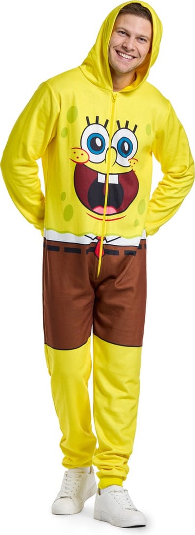 OppoSuits SpongeBob™ Onesie - Volwassenen Onesie - Carnavalskleding - Geel - Maat XL