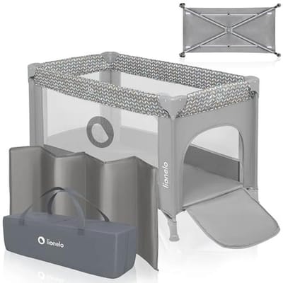 Opvouwbaar Campingbedje met Matras voor Baby's tot 36 Maanden - Lichtgewicht en Veilig, Inclusief Draagtas