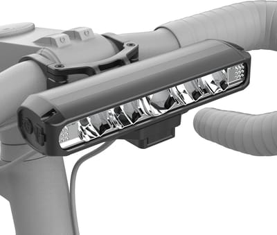 Fietslamp met USB-C Oplaadpoort en 8000 mAh, 2600 Lumen - Waterdichte fietsverlichting met 5 LEDs en 4 Lichtmodi voor Veilig Fietsen in het Donker