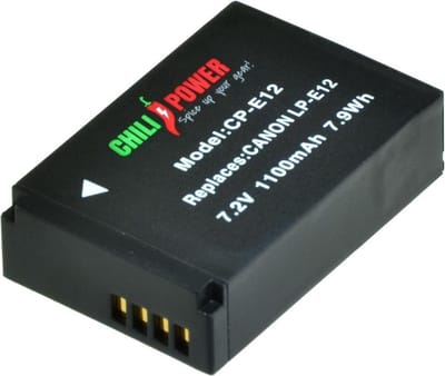 ChiliPower LP-E12 accu voor Canon - 1100mAh