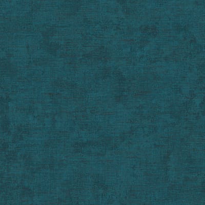 Dutch Wallcoverings - Vliesbehang - Renaissance - Needle Point Plain Petrol Blue - RE521066