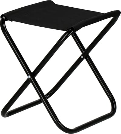 Springos Campingkruk | Opvouwbaar | Zwart