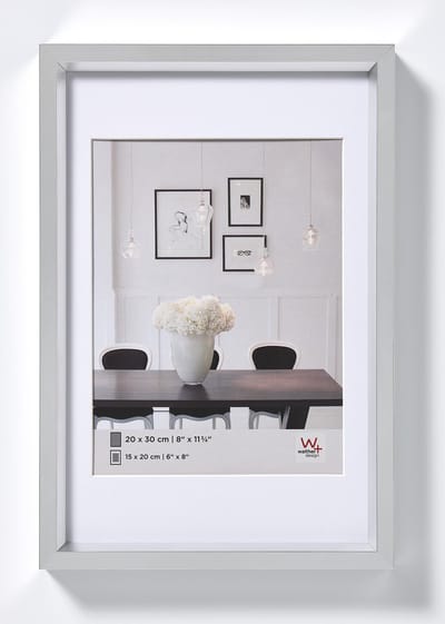 Walther Steel Style - Kunststof lijst - Fotoformaat 20x30 cm - Zilver