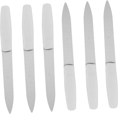 Metaal Nagelvijlen - Voetvijl Set - Nagels Vijlen - Dubbelzijdig Ontwerp - 18 Stuks - Zilverkleurig