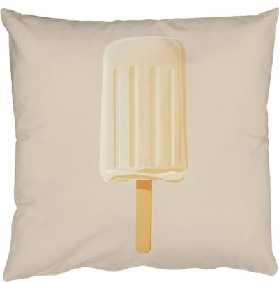 Sierkussens - Kussentjes Woonkamer - 50x50 cm - Minimalistisch - Waterijsje - Stokje - Beige