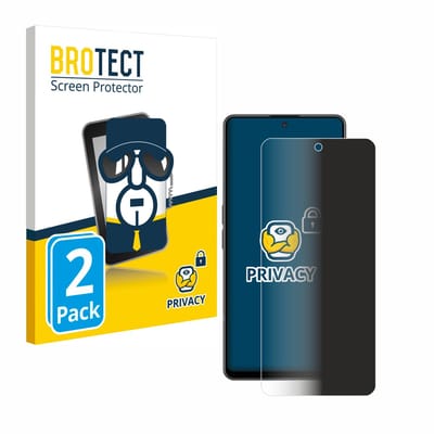 BROTECT - privacy screenprotector voor OnePlus Nord CE 3 Lite 5G - Folie Beschermfolie Blauwlichtfilter 2 Stuks