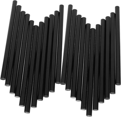 Lijmsticks - Smeltlijm - Handwerk Maken - Sterk Klevend - 30 Stuks - Zwart