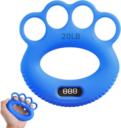 Ulisem - Gripkrachttrainer met LED-display - Handgriptrainer voor handrevalidatie, onderarmversterker, polspijn en stressverlichting - Ideaal voor revalidatiepatiënten, sporters en muzikanten.
