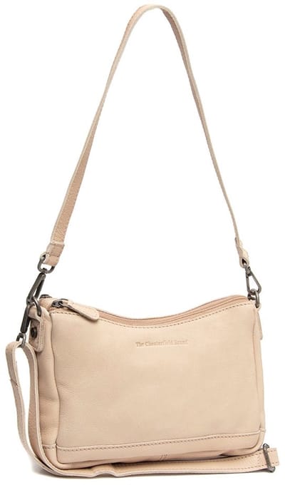 Chesterfield Irving Washed Waxed Pull Up Hobotas / Schoudertas - Beige