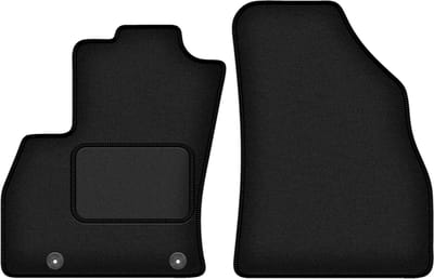 Wielganizator WLG-CARLUX Serie - Automatten Voor - Zwart - Voor Fiat Qubo