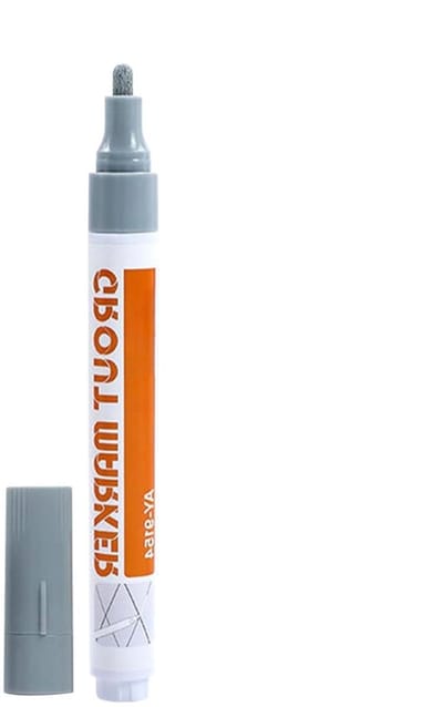 Tegel Groutpen - Voegverf Stift - Voegen Herstellen - Snel Drogende Tip - 1 Stuk - Grijs