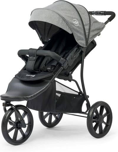 Sportieve babyjogger met ligfunctie en inklapbaar design - tot 25 kg belastbaar