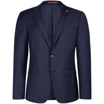 Roy Robson Colbert Fine Check Blauw / male
