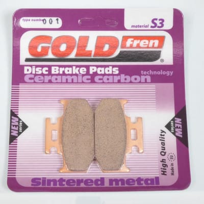 Plaquette de frein Gold Fren pour Moto Kawasaki 650 KLX 1993 à 1997 ARD / C1/C2/C3 Neuf