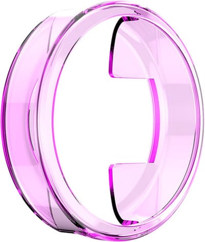 Beschermende watch case - hoesje - geschikt voor Garmin Lily - lila