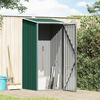 vidaXL - Tuinschuur - 87x98x159 - cm - gegalvaniseerd - staal - groen