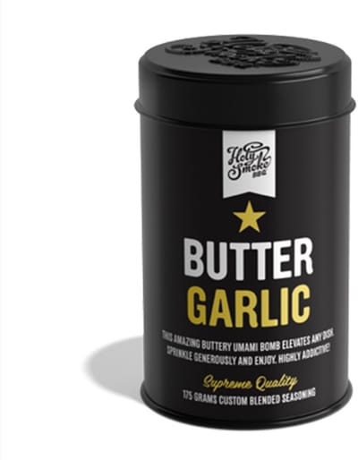 Holy Smoke BBQ - GARLIC BUTTER SEASONING - 175g - BBQ rubs - kruiden