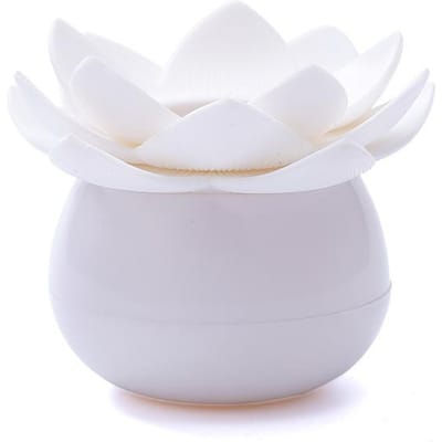 Wattenschijfjesdoos wattenstaafjeshouder basis kamer decoreren / Tandenstokerhouder Tandenstokerdoos Lotus wattenstaafjeskoker thuis dagelijks tandenstokerdoos wit