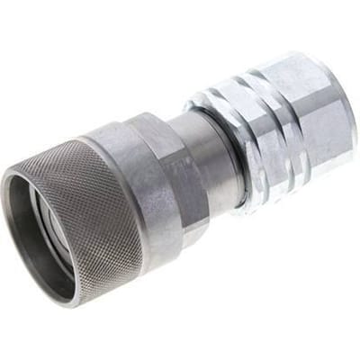 Stalen DN 12.8 Vlakdichtende Koppeling Insteeknippel G 3/4 inch Binnendraad ISO 16028 D M36 x 2