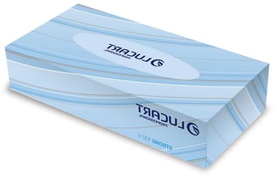 Zakdoeken in doos - Papieren zakdoekjes - Hygiënisch gebruik - 100% pure cellulose - 4000 services - Wit