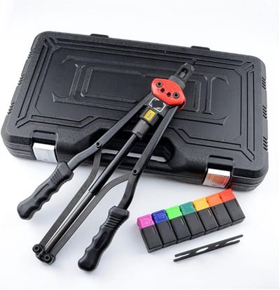 Hand Rivet Gun - Klinknagel Tang - Vastzetten Materialen - Automatische Verwijdering - 42 cm Lengte - Zwart